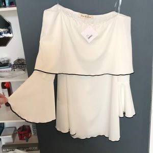 Over the shoulder top